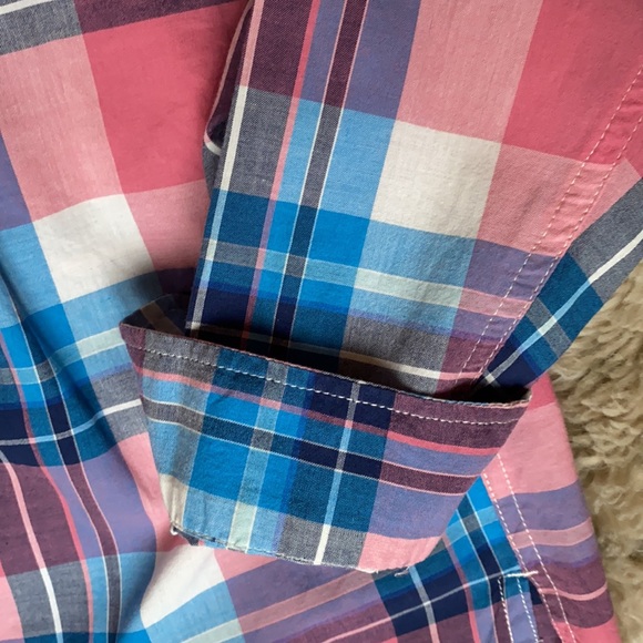 BabyGap toddler size 5 plaid blue/pink shirt - Picture 6 of 6